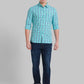Men Slim Fit Medium Red Shirt