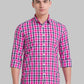 Men Slim Fit Medium Blue Shirt