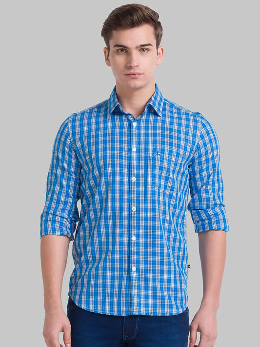 Men Slim Fit Medium Red Shirt