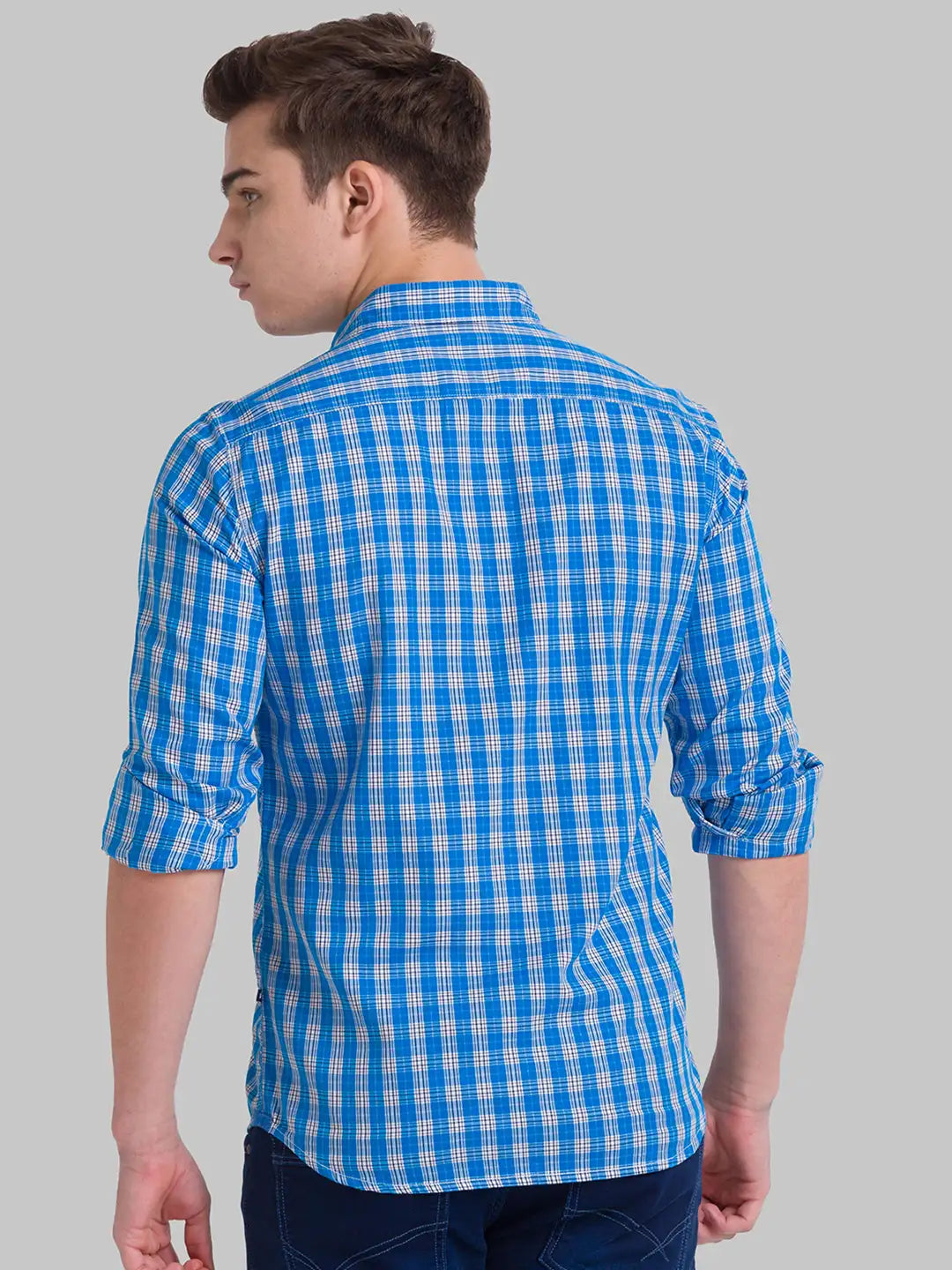 Men Slim Fit Medium Red Shirt
