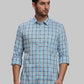 Men Slim Fit Blue Shirt