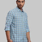 Men Slim Fit Blue Shirt