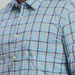Men Slim Fit Blue Shirt