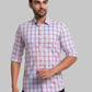 Men Slim Fit Dark Red Shirt
