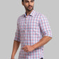 Men Slim Fit Dark Red Shirt