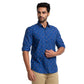 Men Slim Fit Light Blue Shirt