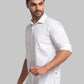 Men Slim Fit White Shirt