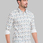 Men Slim Fit Light Blue Shirt