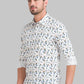 Men Slim Fit Light Blue Shirt