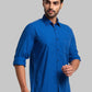 Men Slim Fit Medium Red Shirt