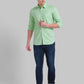 Men Slim Fit Light Blue Shirt