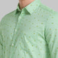 Men Slim Fit Light Blue Shirt