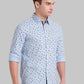 Men Slim Fit Dark Blue Shirt