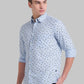 Men Slim Fit Dark Blue Shirt