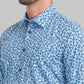 Men Slim Fit Medium Blue Shirt