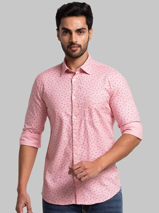 Men Slim Fit Medium Green Shirt