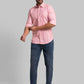 Men Slim Fit Medium Green Shirt