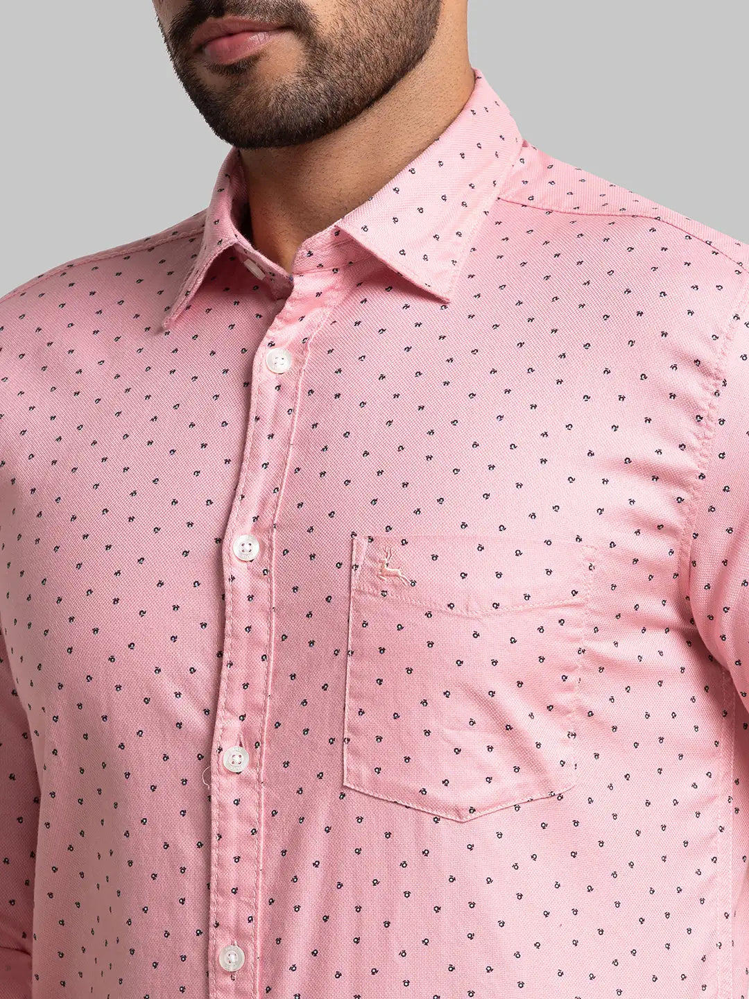 Men Slim Fit Medium Green Shirt