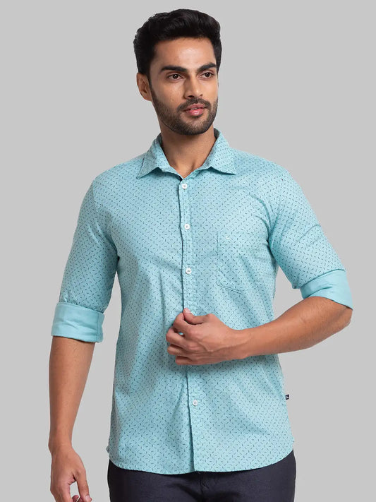 Men Slim Fit Medium Red Shirt