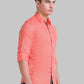Men Slim Fit Light Blue Shirt