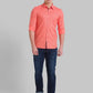 Men Slim Fit Light Blue Shirt