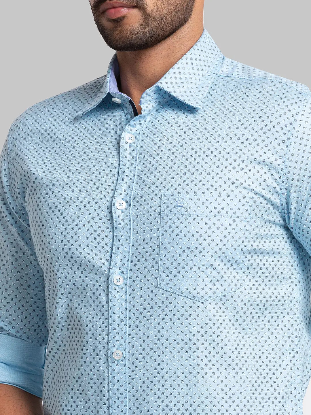 Men Slim Fit Light Yellow Shirt