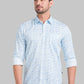 Men Slim Fit Dark Blue Shirt