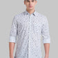 Men Slim Fit Light Blue Shirt
