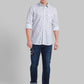 Men Slim Fit Light Blue Shirt