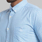 Men Slim Fit Dark Blue Shirt