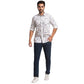 Men Slim Fit Blue Chinos