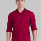 Men Slim Fit White Shirt