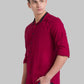 Men Slim Fit White Shirt