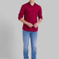 Men Slim Fit White Shirt
