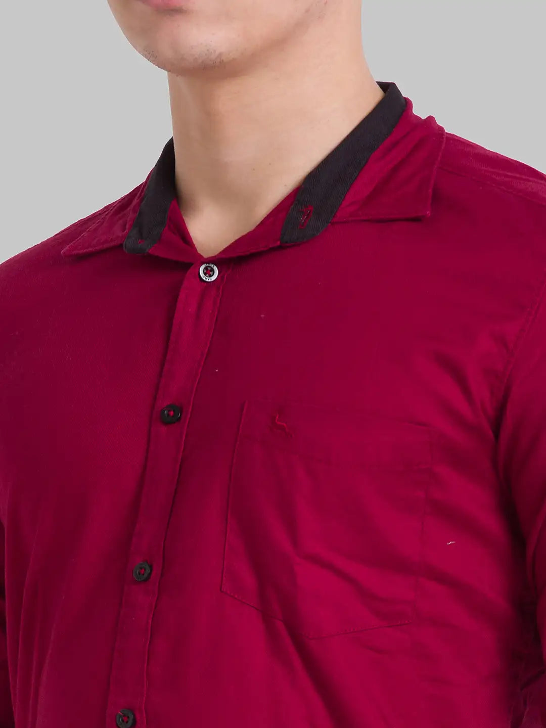Men Slim Fit White Shirt
