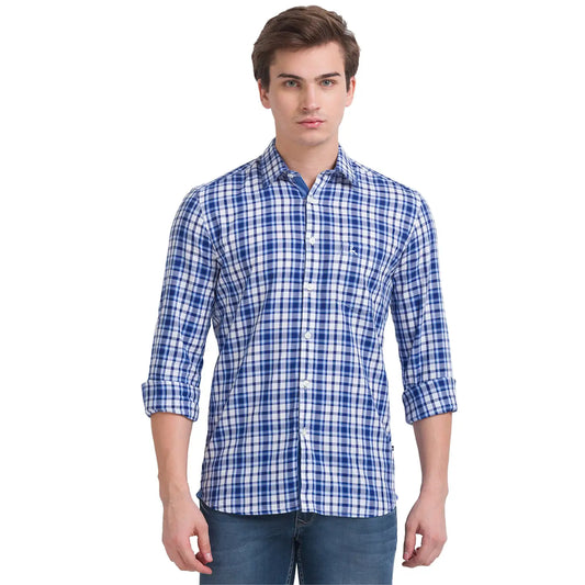 Men Slim Fit Dark Fawn Shirt