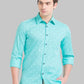 Men Slim Fit Medium Orange Shirt