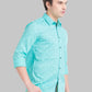 Men Slim Fit Medium Orange Shirt