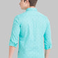 Men Slim Fit Medium Orange Shirt