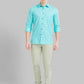 Men Slim Fit Medium Orange Shirt