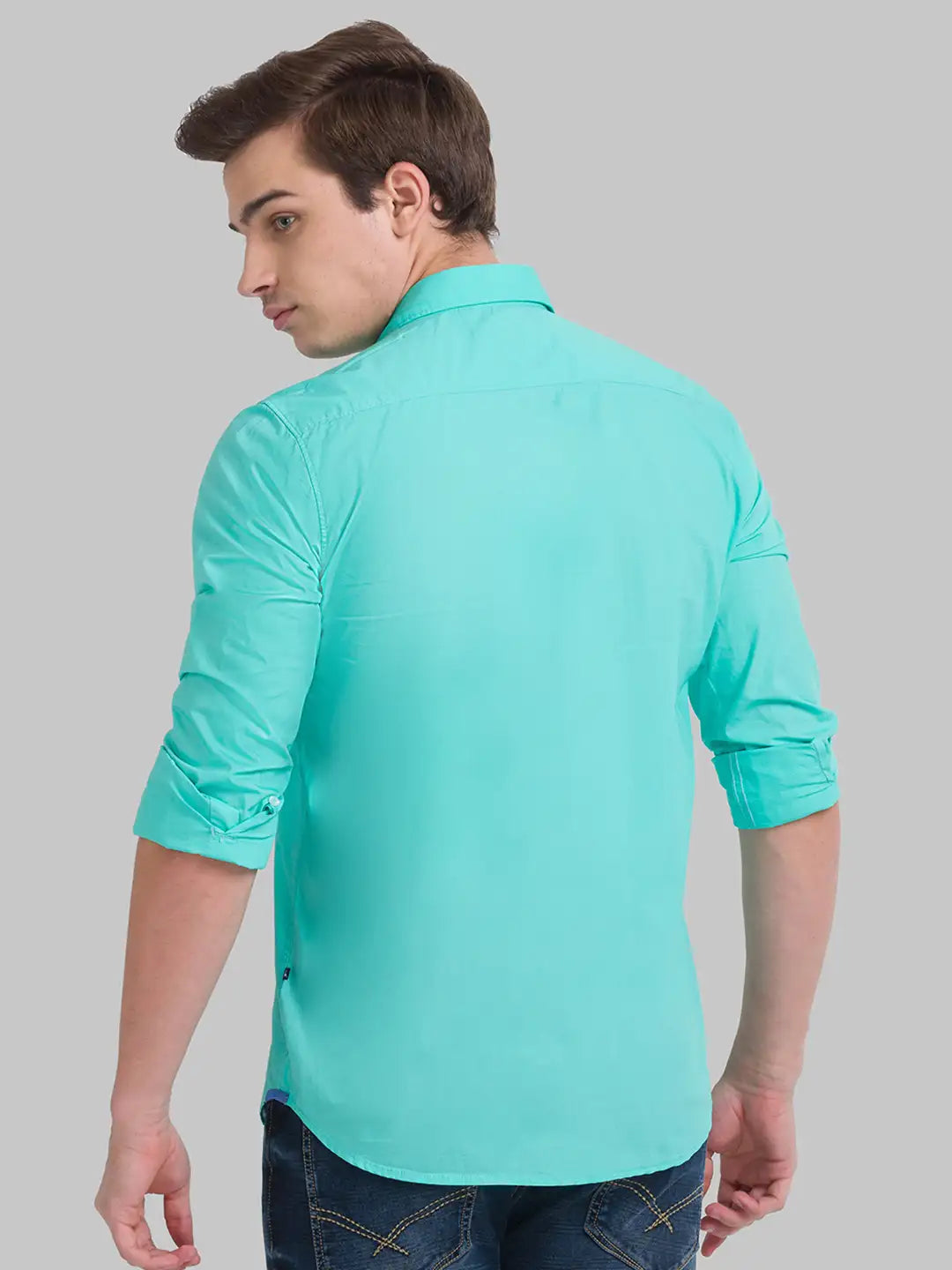 Men Slim Fit Medium Red Shirt