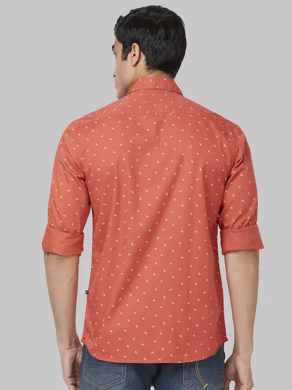 Men Slim Fit Blue Shirt