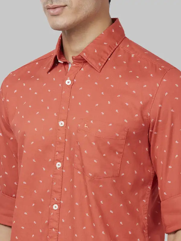 Men Slim Fit Blue Shirt
