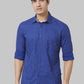 Men Slim Fit Blue Shirt