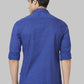 Men Slim Fit Blue Shirt