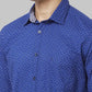 Men Slim Fit Blue Shirt