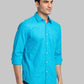 Men Slim Fit Yellow Shirt
