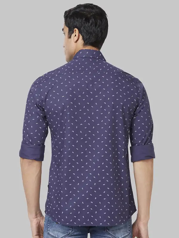 Men Slim Fit White Shirt