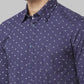Men Slim Fit White Shirt