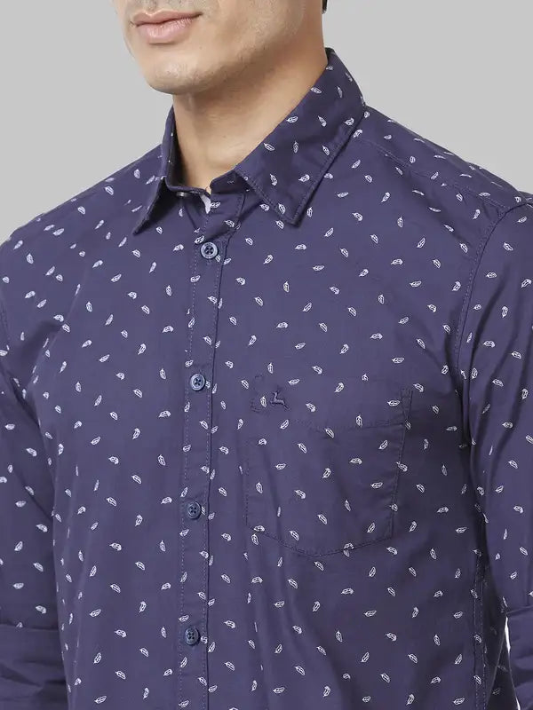 Men Slim Fit White Shirt